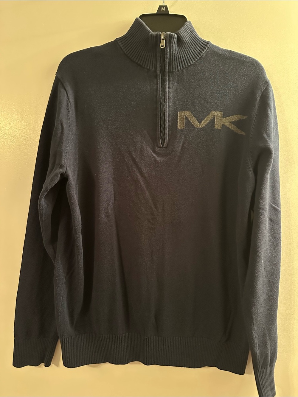 Michael Kors Men’s Navy Half-Zip Sweater